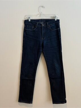 Mott & Bow Men’s Slim Straight Jeans — Dark Blue Size 29/30
